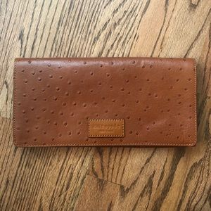 Kate Spade Ostrich Fold Over Clutch